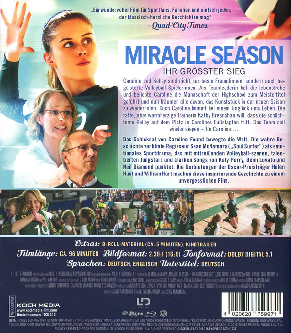 Miracle Season - Ihr grösster Sieg  (Blu-ray Disc)