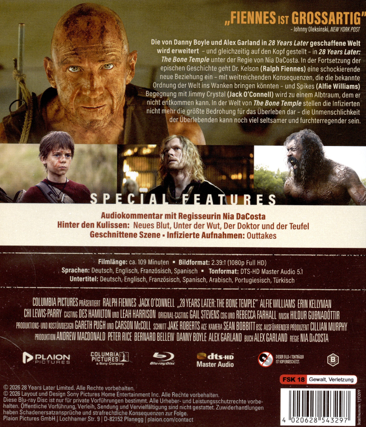 28 Years Later: The Bone Temple  (Blu-ray Disc)