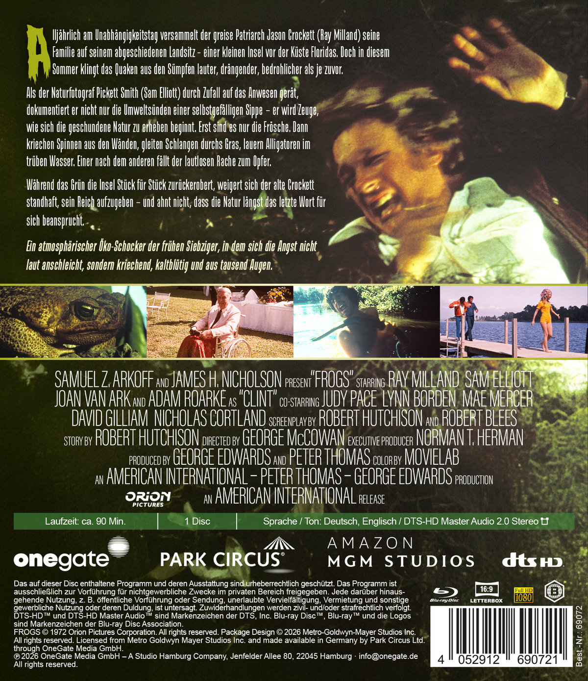 Frogs - Die Frösche  (Blu-ray Disc)