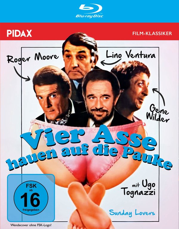 Vier Asse hauen auf die Pauke (Sunday Lovers) / Kultkomödie mit Starbesetzung (Pidax Film-Klassiker)  (Blu-ray Disc)