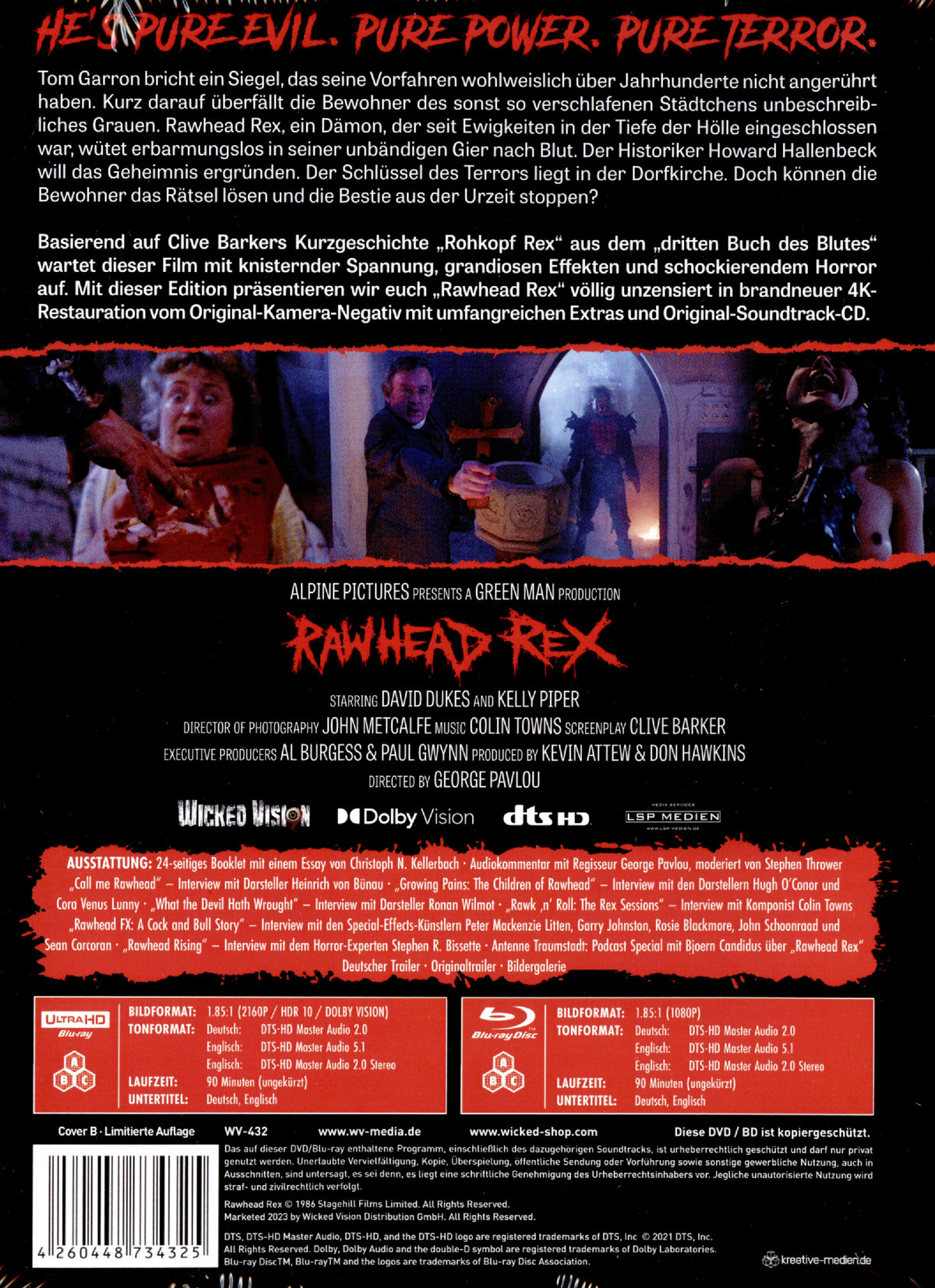 Rawhead Rex - Uncut Mediabook Edition (4K Ultra HD+blu-ray) (B)