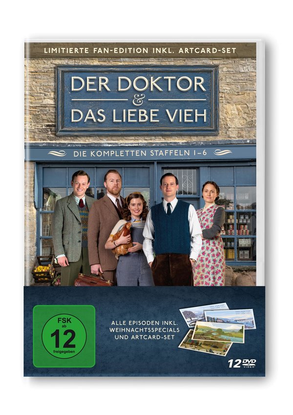 Der Doktor und das liebe Vieh - Die kompletten Staffeln 1-6 LTD. - Die limitierte Fan-Edition inkl. Artcard-Set  [12 DVDs]  (DVD)