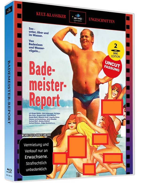 Bademeister Report  - Uncut - Rote  Box - Cover 1  (DVD)