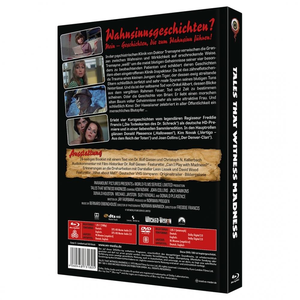 Geschichten die zum Wahnsinn führen - Uncut Mediabook Edition (DVD+blu-ray) (C)
