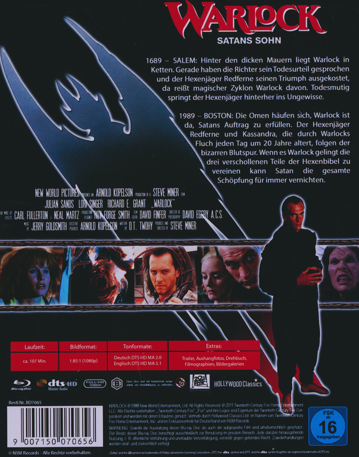 Warlock - Satans Sohn - Uncut 3D Futurepak (blu-ray)