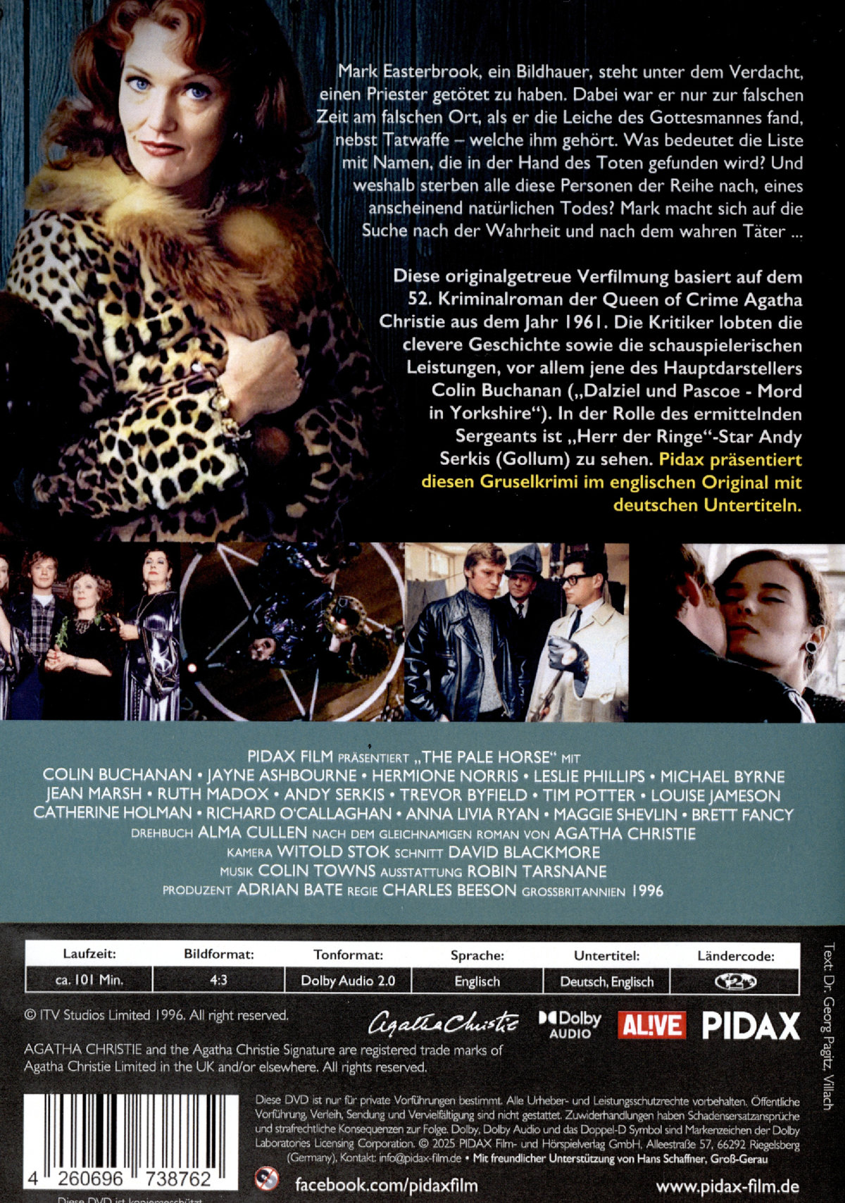 Agatha Christie: The Pale Horse (OmU) / Starbesetzte Verfilmung des Agatha-Christie-Romans IN ENGLISCHER SPRACHE MIT DEUTSCHEN UNTERTITELN  (DVD)