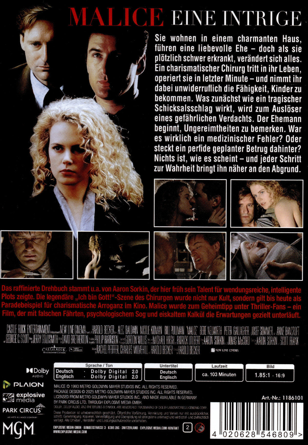 Malice - Eine Intrige  (DVD) Malice - Eine Intrige  (DVD)