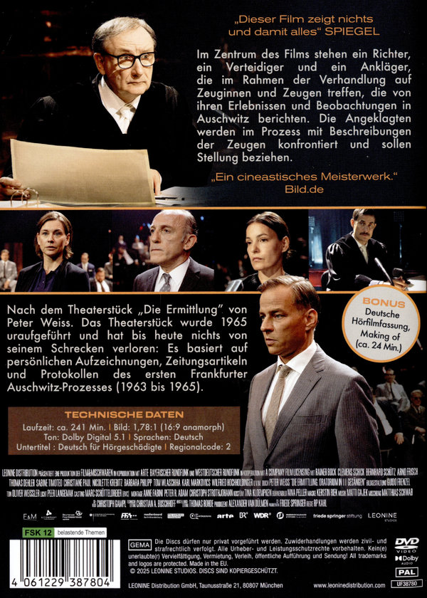 Die Ermittlung  [2 DVDs]  (DVD)