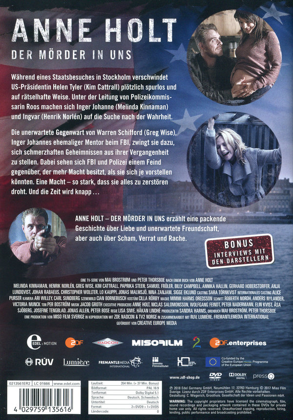 Anne Holt - Modus - Der Mörder in uns -  Staffel 2  [3 DVDs]  (DVD)