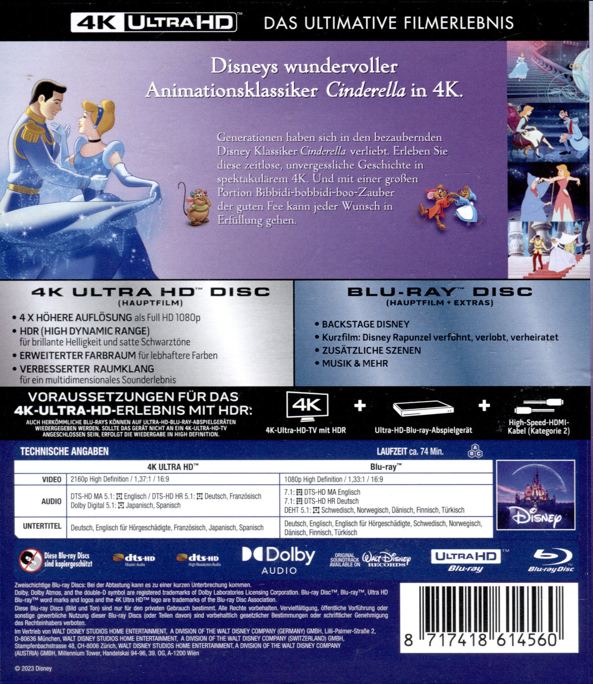 Cinderella (4K Ultra HD)