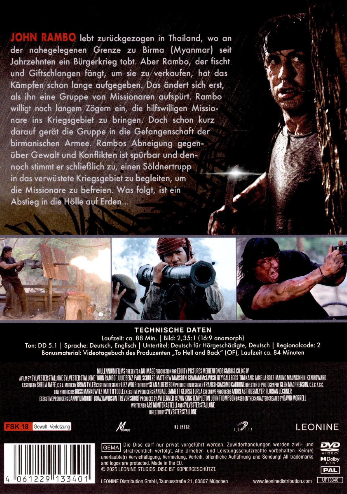 John Rambo - Uncut  (DVD)