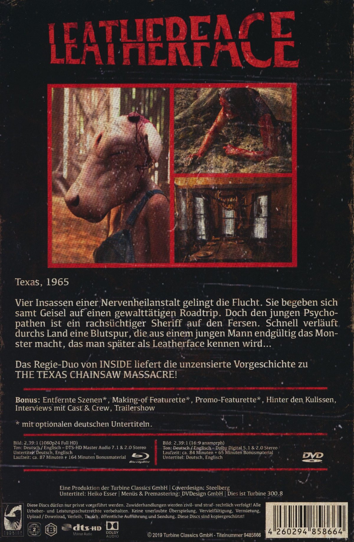 Leatherface - Uncut VHS Design Edition (DVD+blu-ray)