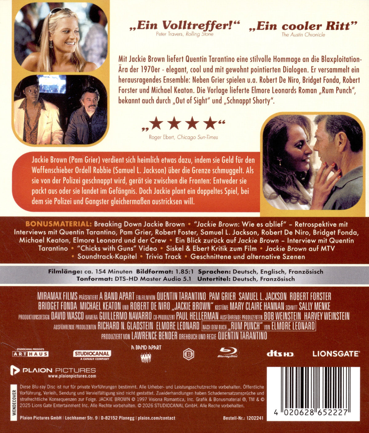 Jackie Brown  (Blu-ray Disc)