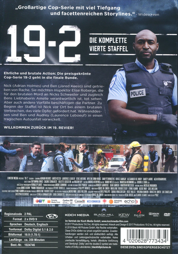19-2 - Staffel 4  [2 DVDs]  (DVD)