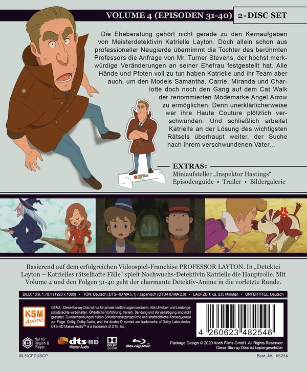 Detektei Layton - Katrielles rätselhafte Fälle: Volume 4  [2 BRs]  (Blu-ray Disc)