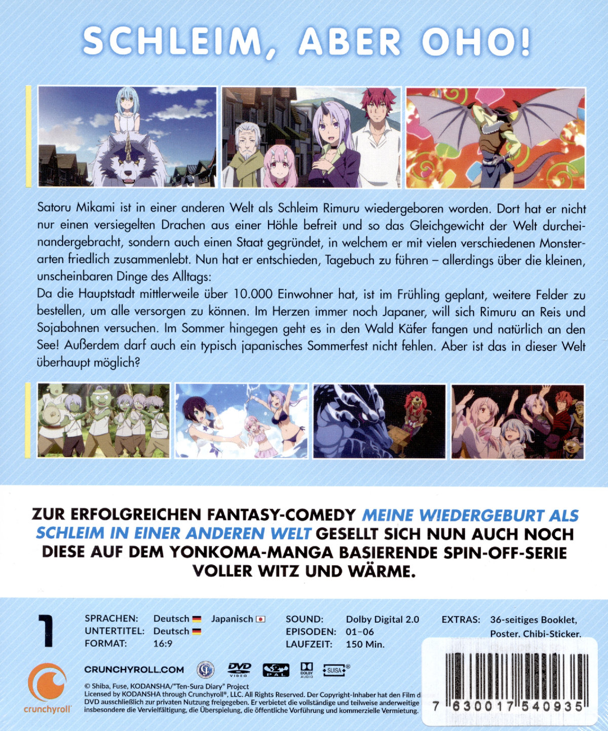 Meine Wiedergeburt als Schleim in einer anderen Welt: Die Schleim-Tagebücher - Gesamtausgabe  [2 DVDs]  (DVD)