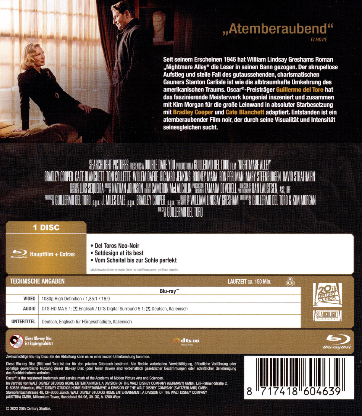 Nightmare Alley (blu-ray)