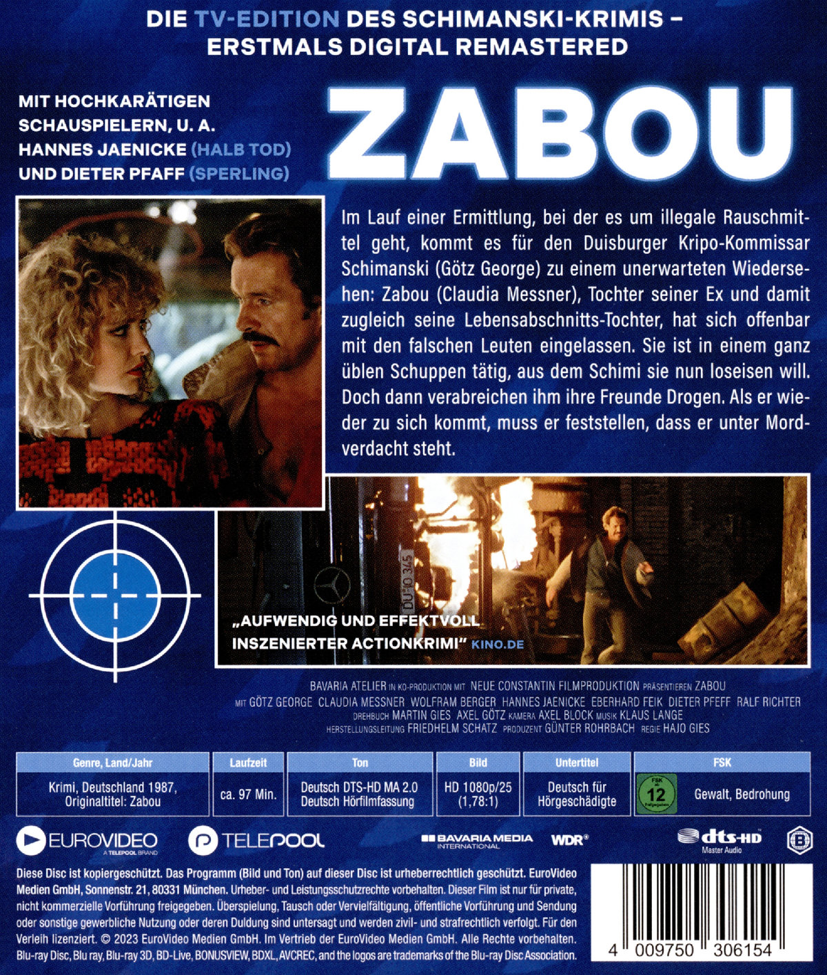 Zabou - Schimanski - TV - Edition (blu-ray)
