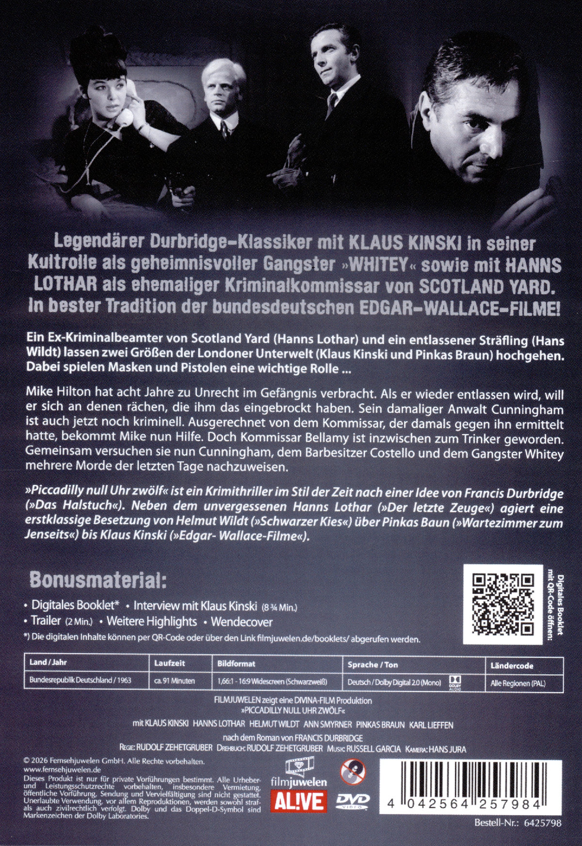 Piccadilly null Uhr zwölf (Neuauflage)  (DVD)