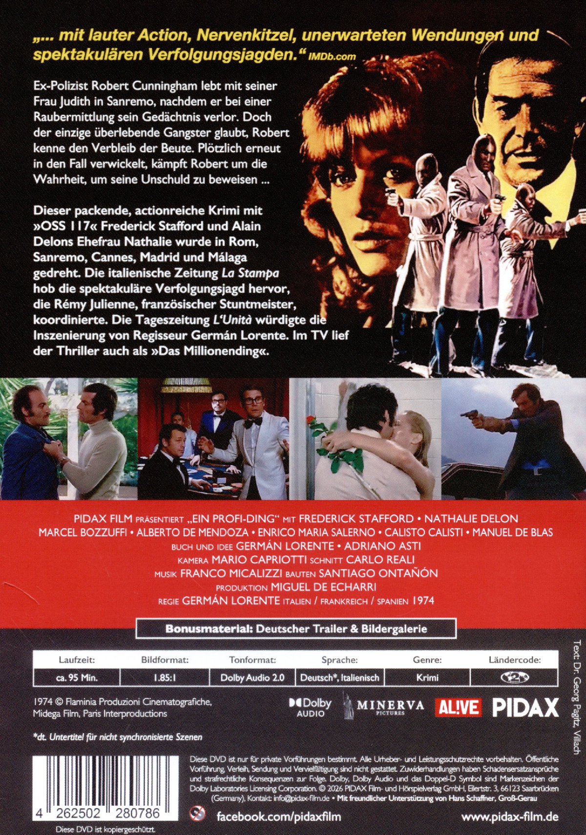 Ein Profi-Ding (Hold up, Instantanea di una rapina) / Spannungsgeladener Kriminalfilm mit Starbesetzung (Pidax Film-Klassiker)  (DVD)