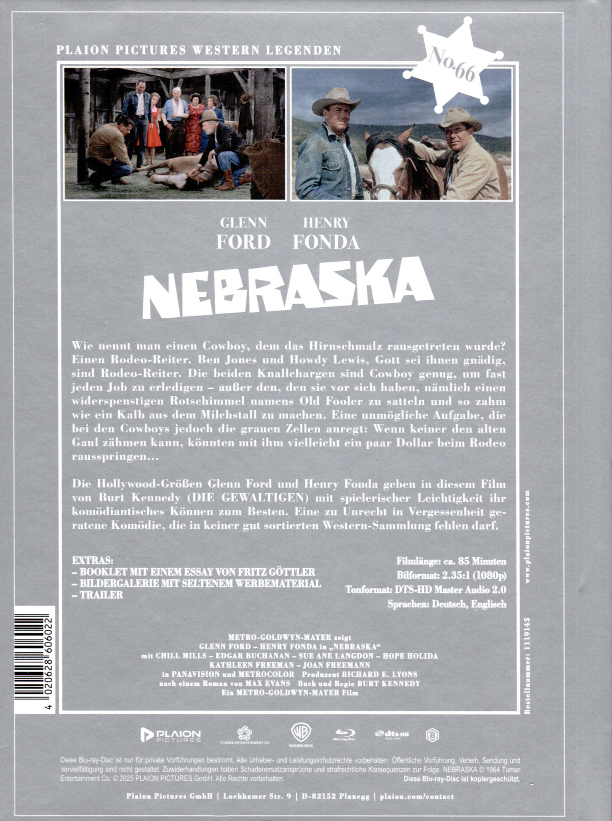 Nebraska (Edition Western-Legenden #66)  (Blu-ray Disc)