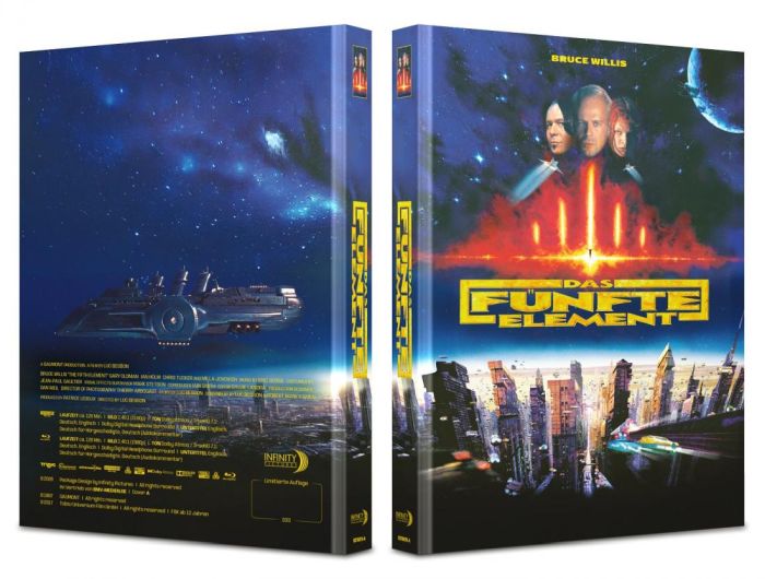 Das fünfte Element - Uncut Mediabook Edition  (4K Ultra HD+blu-ray) (A)