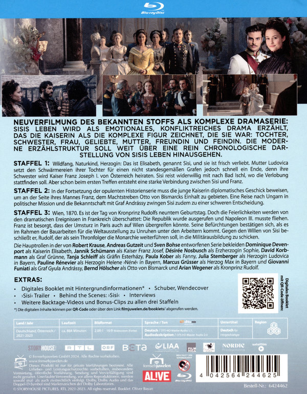Sisi - Staffeln 1 bis 3 Gesamtedition (Filmjuwelen)  [3 BRs]  (Blu-ray Disc)