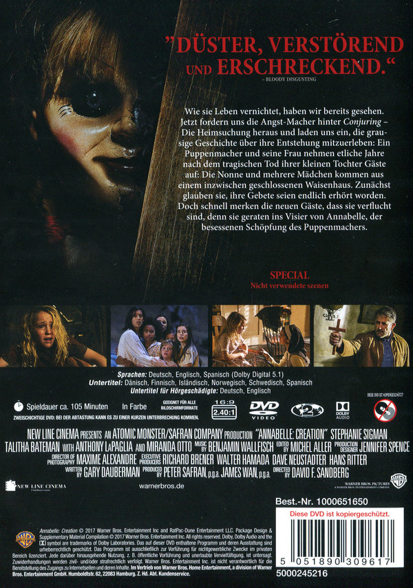 Annabelle 2  (DVD)