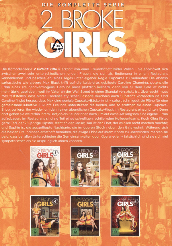 2 Broke Girls: Die komplette Serie  [17 DVDs]  (DVD)