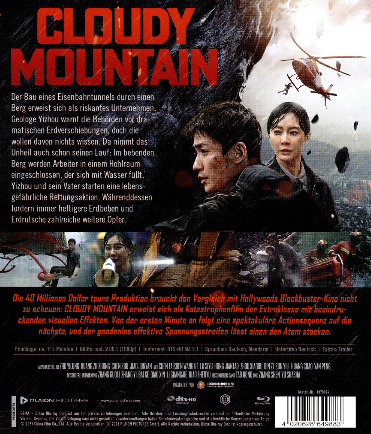 Cloudy Mountain  (Blu-ray Disc)