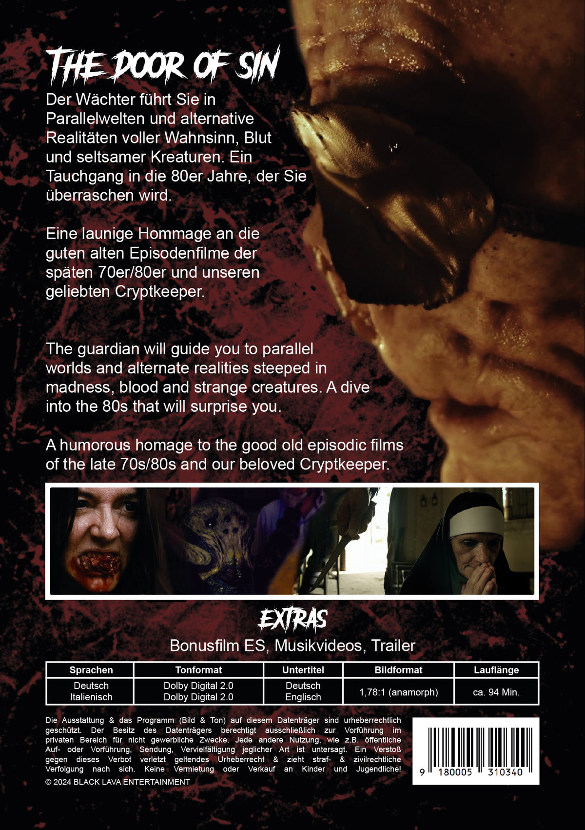 The Door of Sin - Uncut Edition  (DVD)  The Door of Sin - Uncut Edition  (DVD)