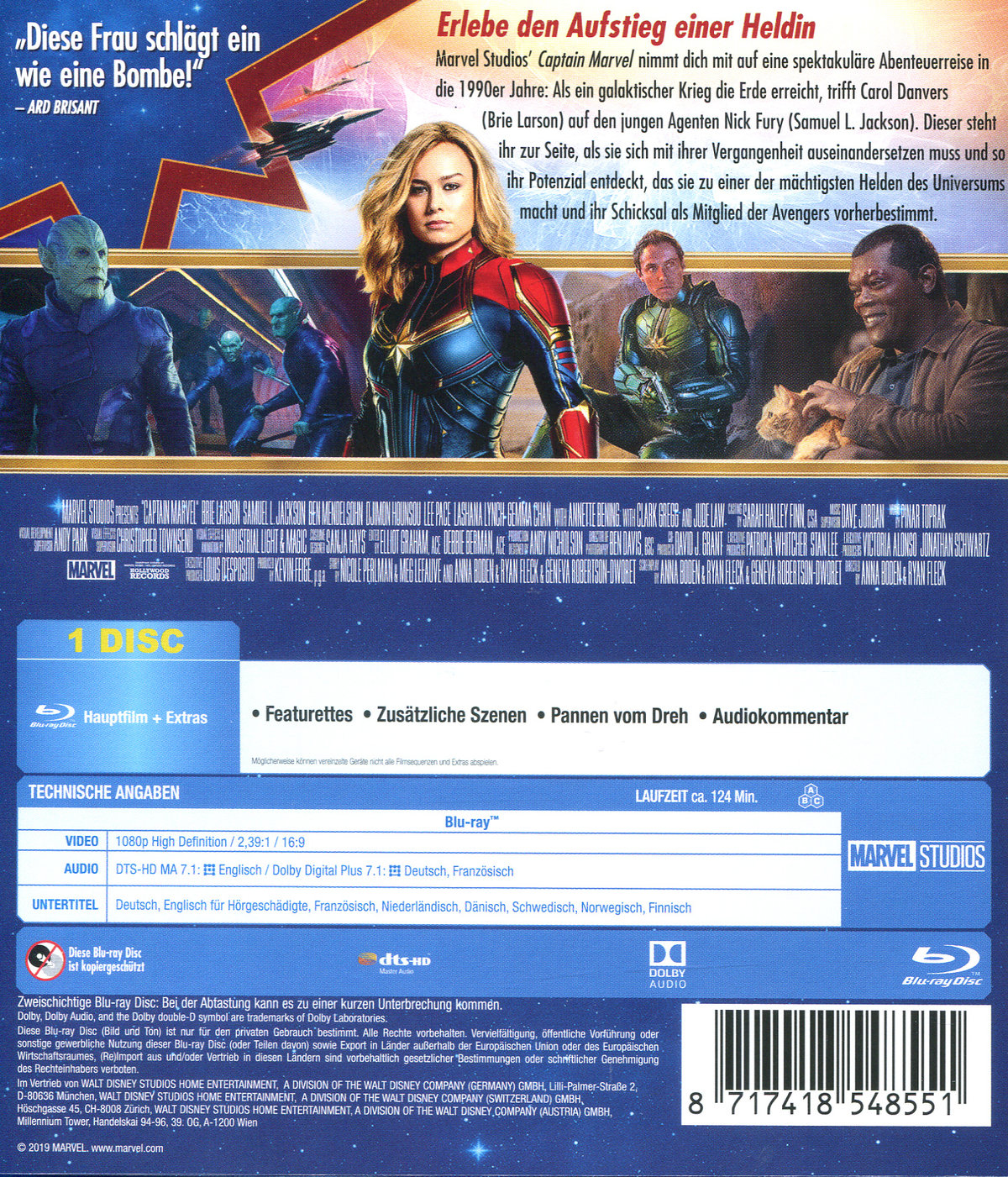 Captain Marvel (blu-ray)