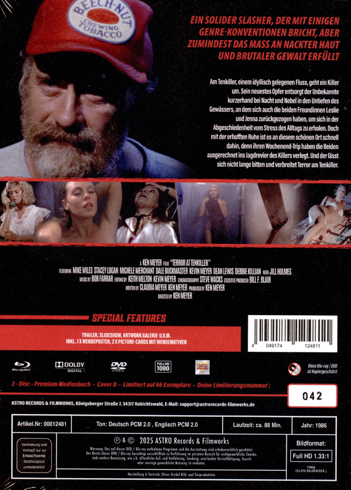 Terror at Tenkiller - Uncut Mediabook Edition  (blu-ray) (D)