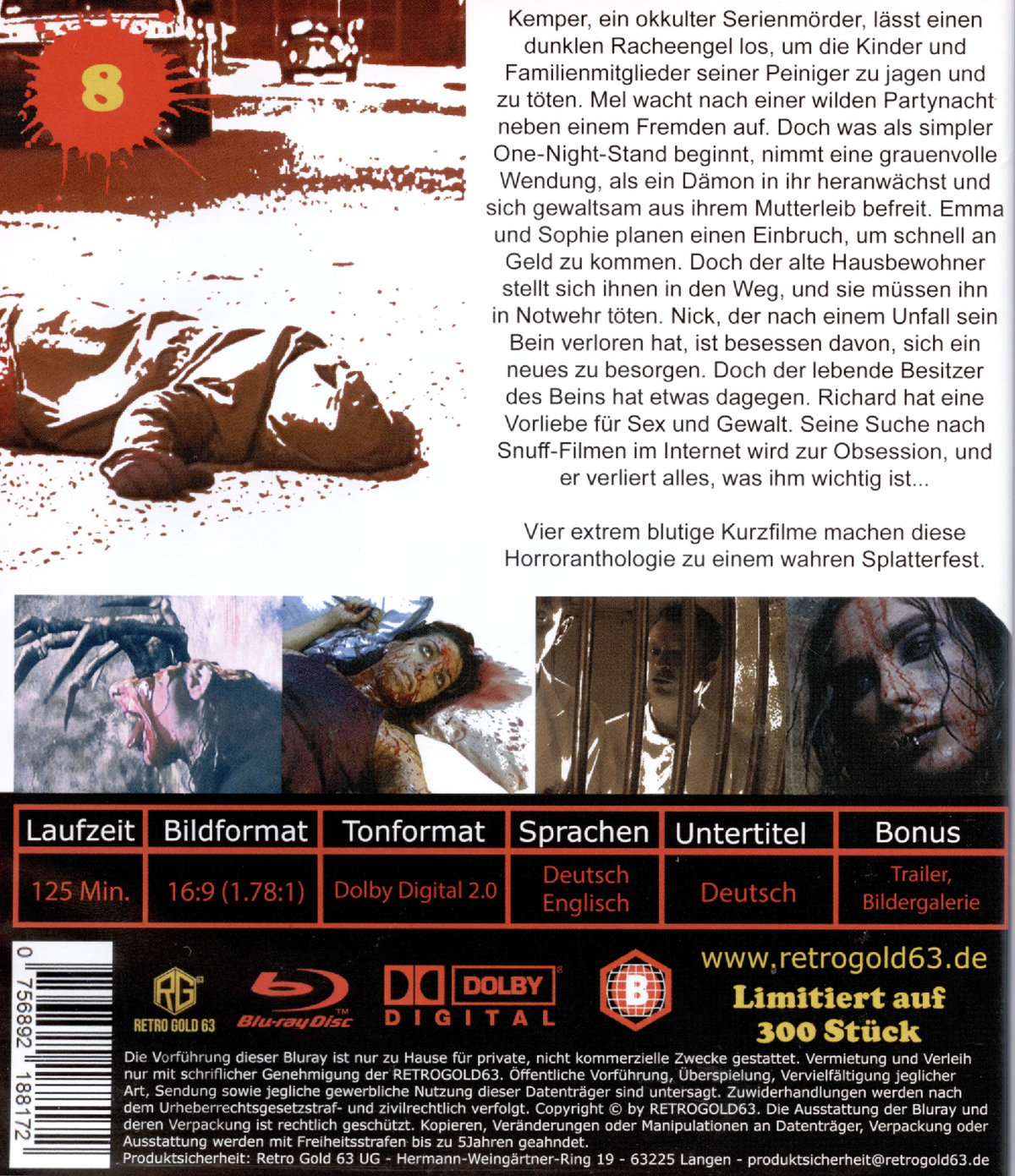 Cradle of Fear - Uncut Edition  (blu-ray)