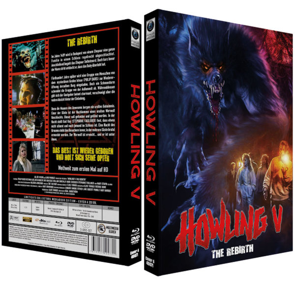 Howling 5 - The Rebirth - Uncut Mediabook Edition (DVD+blu-ray) (A)