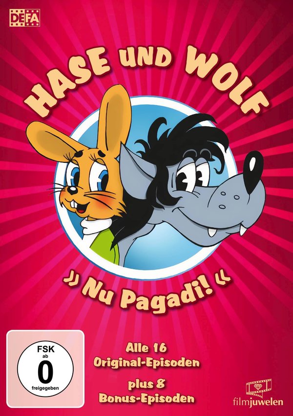Hase und Wolf - Alle 16 Original-Episoden - plus 8 Bonus-Episoden (Nu Pagadi! / Na warte!) (DEFA Filmjuwelen) (2 DVDs)  (DVD)