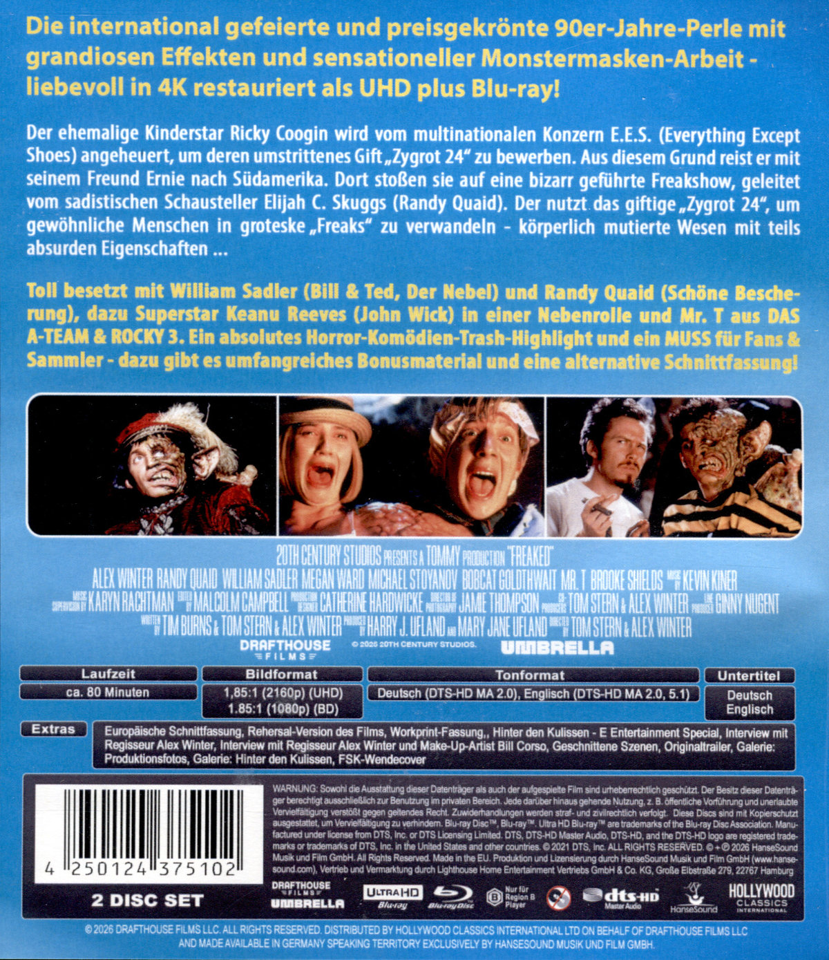 Freaked  (4K Ultra HD+Blu-ray)