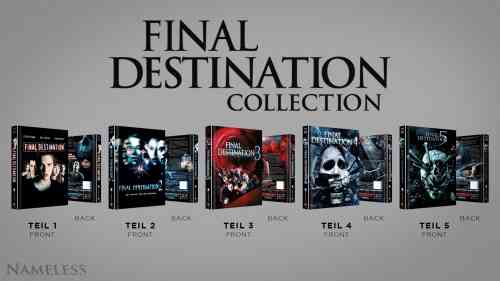 Final Destination 1-5 - Uncut Mediabook Bundle-Edition (DVD+blu-ray)