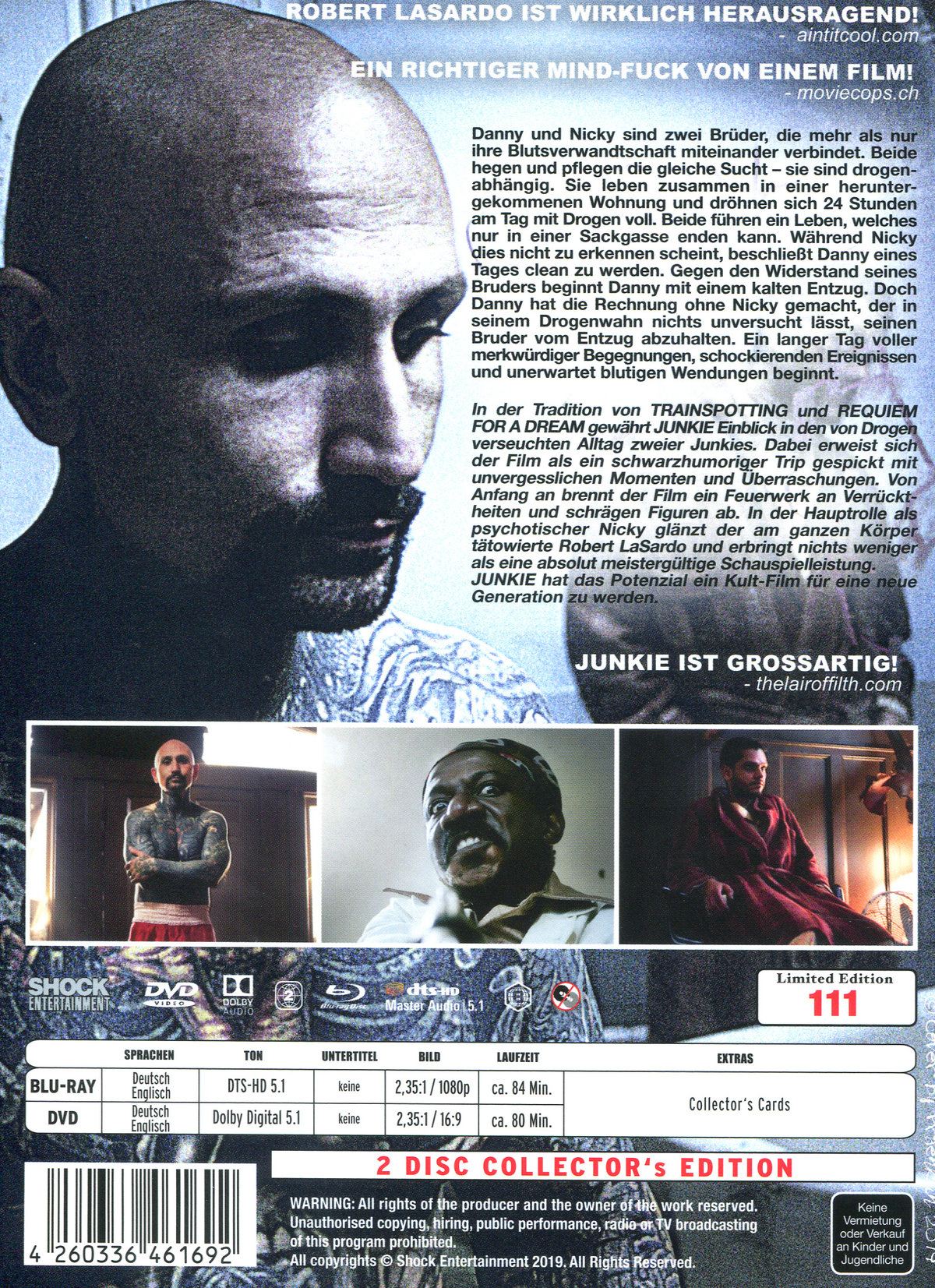 Junkie - Uncut Mediabook Edition (DVD+blu-ray) (B)
