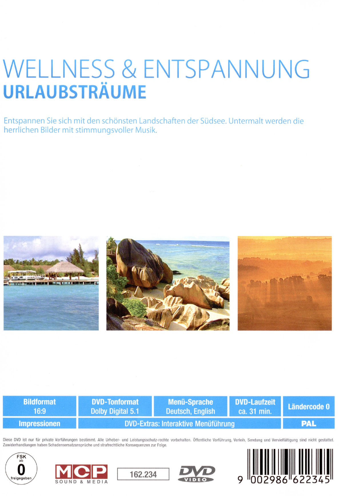 Wellness & Entspannung - Urlaubsträume  (DVD)