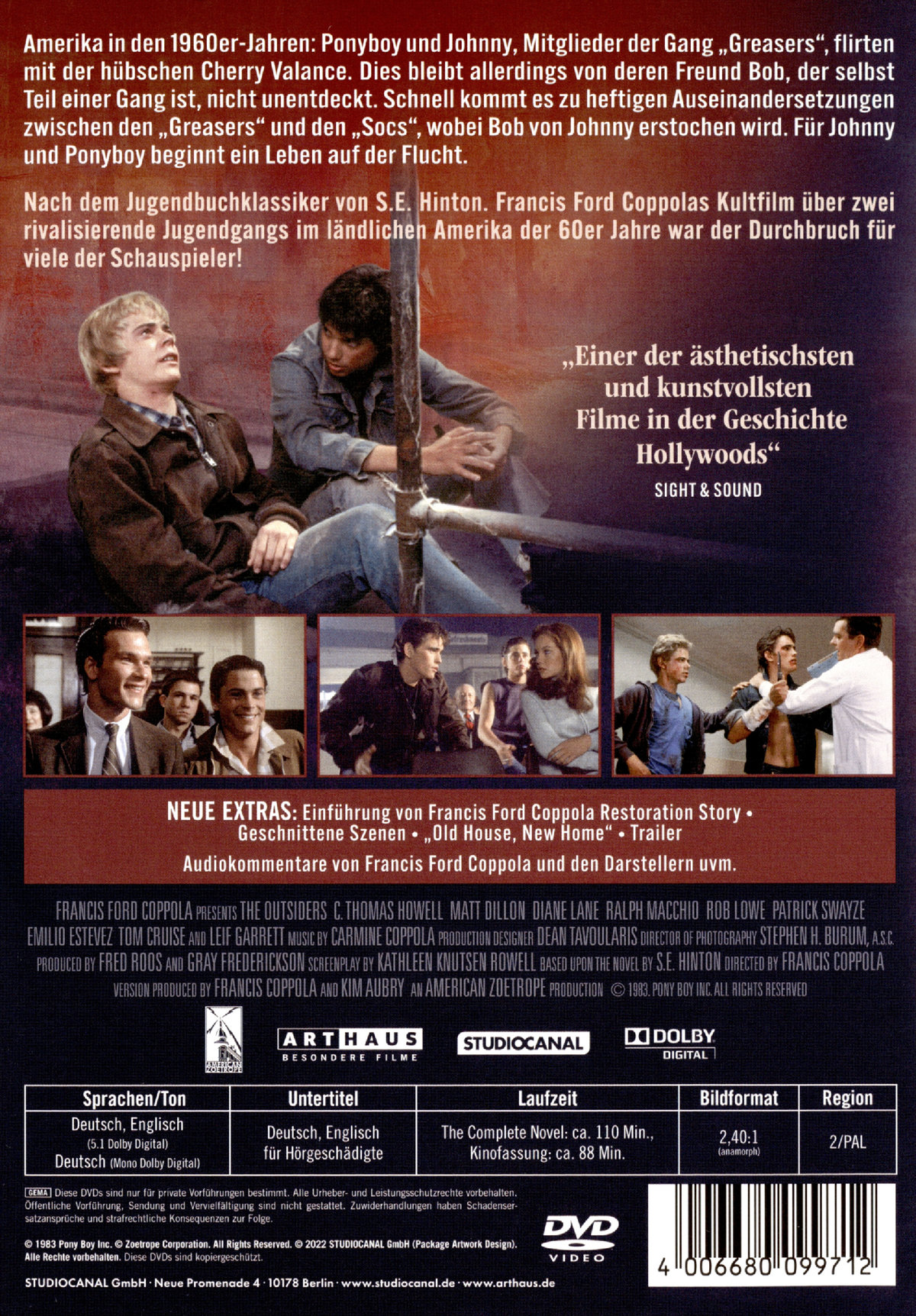 Outsiders, The - The Complete Novel