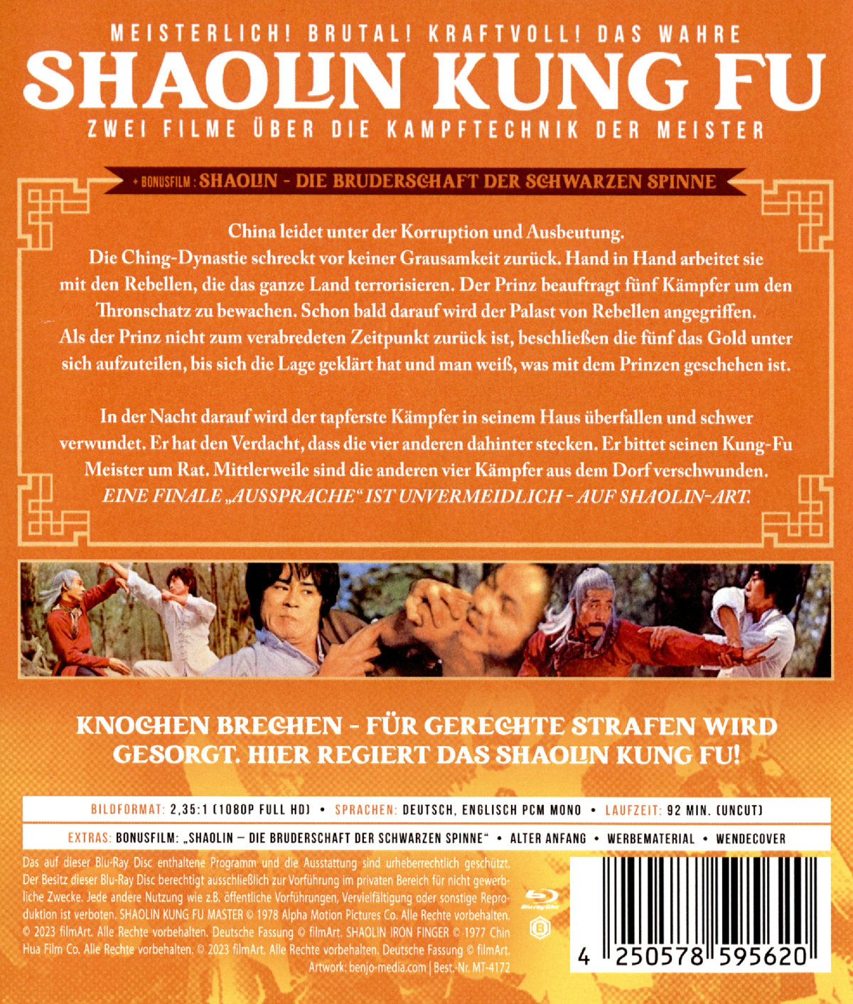 Shaolin Kung-Fu - Vollstrecker der Gerechtigkeit - Uncut Edition (blu-ray)