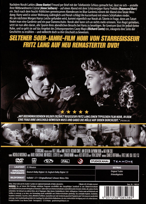 Gardenia-Eine Frau will vergessen  (DVD)