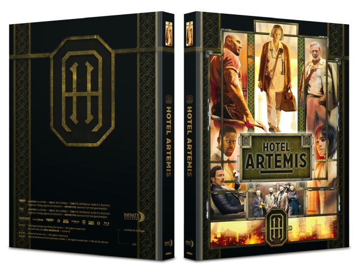 Hotel Artemis - Uncut Mediabook Edition  (4K Ultra HD+blu-ray) (C)