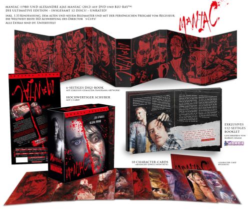 Maniac - Alexandre Aja / Maniac - Das Original - Uncut Ultimate Edition (DVD+blu-ray+4K Ultra HD)