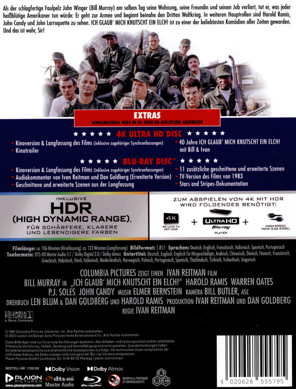 Ich glaub' mich knutscht ein Elch - Uncut Steelbook Edition  (4K Ultra HD+blu-ray) Ich glaub' mich knutscht ein Elch - Uncut Steelbook Edition  (4K Ultra HD+blu-ray)