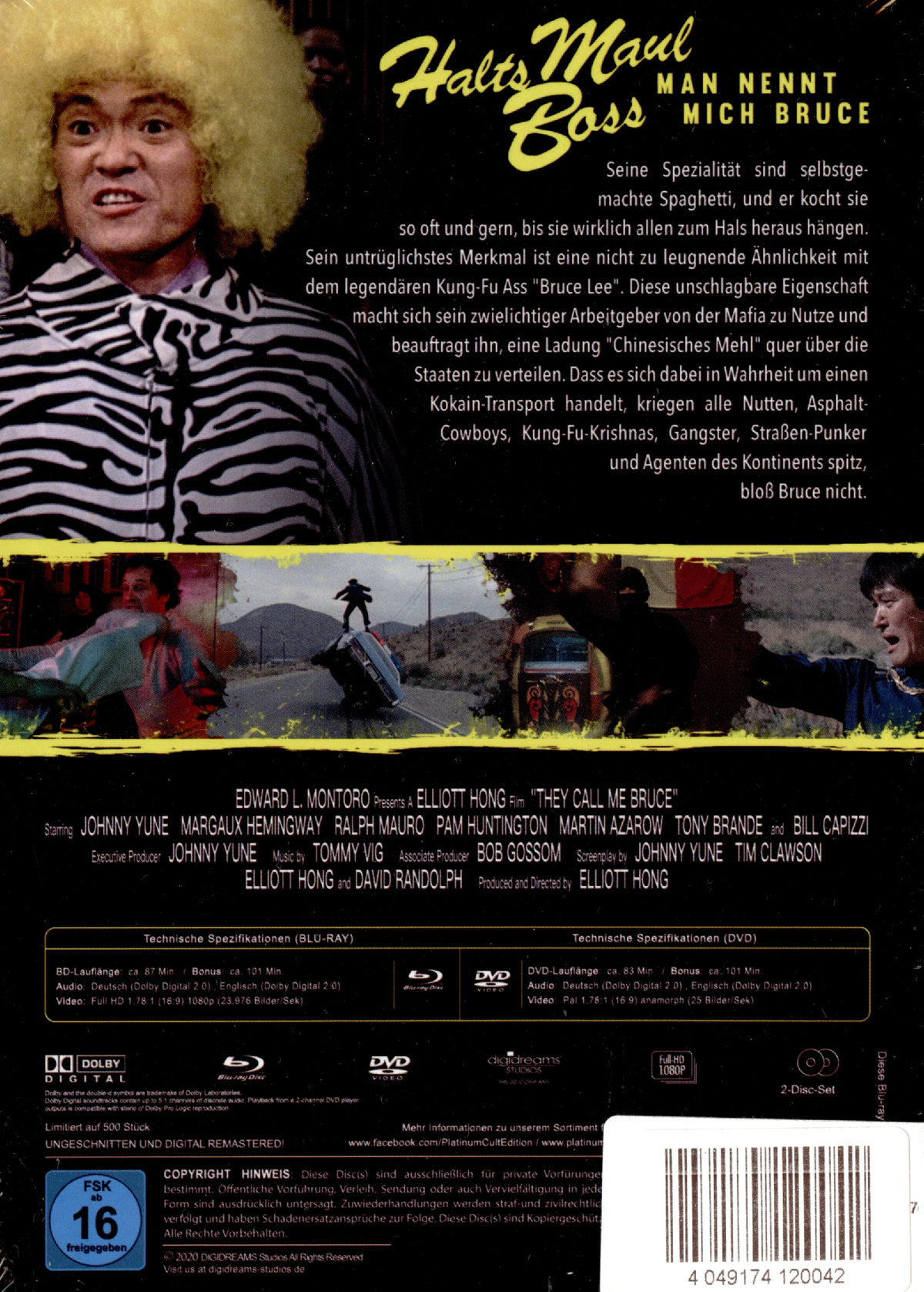 Halts Maul Boss - Man nennt mich Bruce - Limited Mediabook Edition (DVD+blu-ray) Halts Maul Boss - Man nennt mich Bruce - Limited Mediabook Edition (DVD+blu-ray)