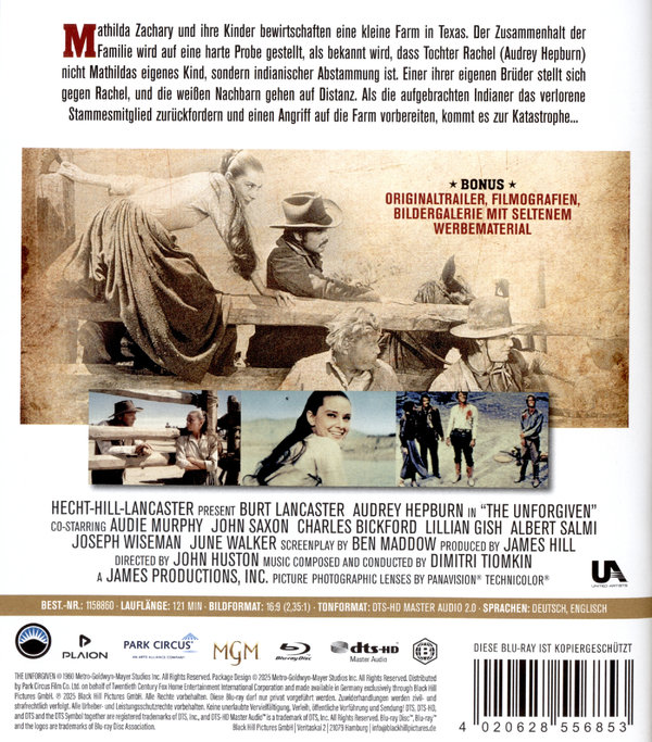 Denen man nicht vergibt  (Blu-ray Disc)