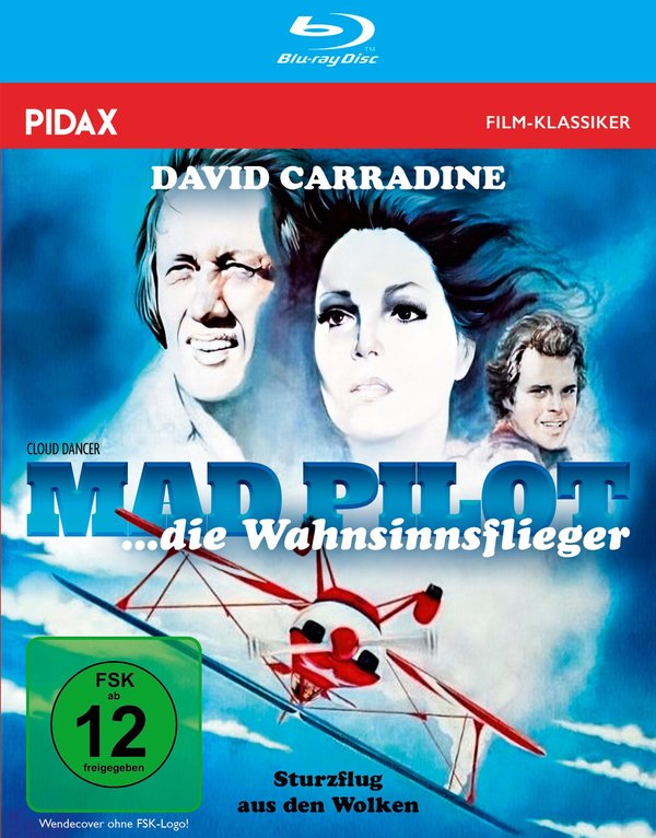 Mad Pilot ...die Wahnsinnsflieger (Cloud Dancer) / Spektakulärer Fliegerfilm mit David Carradine („Kung Fu“) weltweit erstmals in HD (Pidax Film-Klassiker)  (Blu-ray Disc)