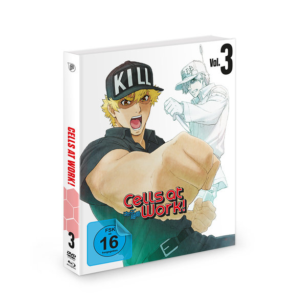 Cells at Work! Vol. 3  (+ DVD)  (Blu-ray Disc)